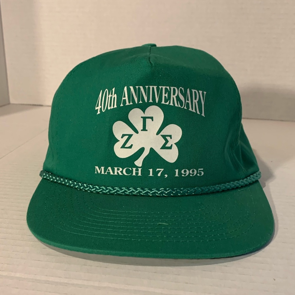 Vintage Zeta Gamma Epsilon 40th Anniversary Trucker Hat